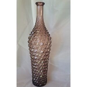 Empoli Amethyst Purple Pineapple Glass Decanter Bottle\Topless